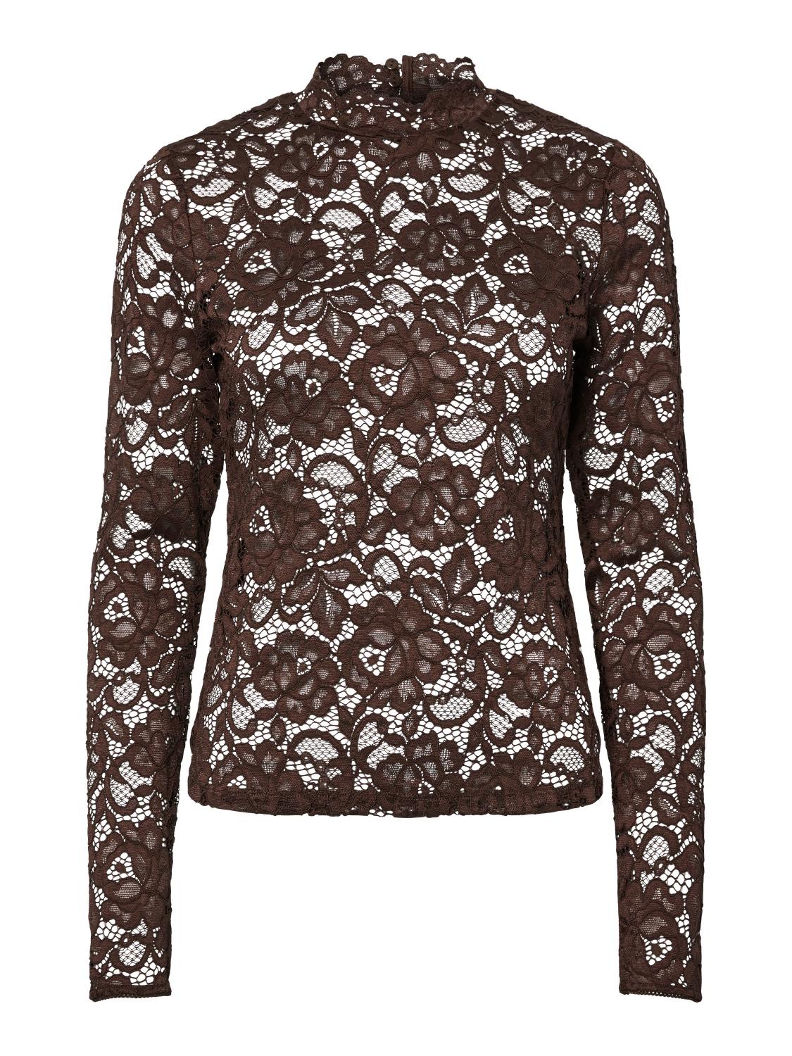 YASLACEY Top - Chocolate Brown - VERO MODA & VILA Bergvik